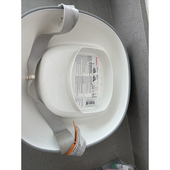 BabyBjörn Booster Seat 069021US White For Toddlers Using Existing Dining Chair - Picture 10 of 16